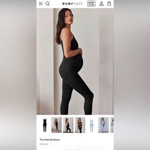 The Kate Maternity Bumpsuit | Black Jumpsuit